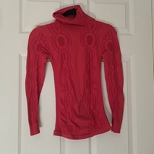 Free people intimately red turtleneck top